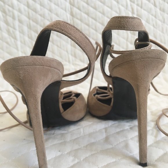 Saint Laurent Suede Lace-Up 105mm Pumps✨ - Picture 5 of 7